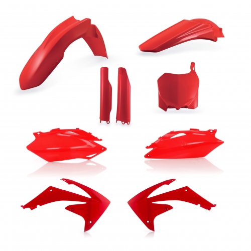KIT PLÁSTICOS COMPLETO ACERBIS HONDA CR-F 450 2009-2010 VERMELHO